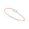 Diamond Hoop Single-row Bangle